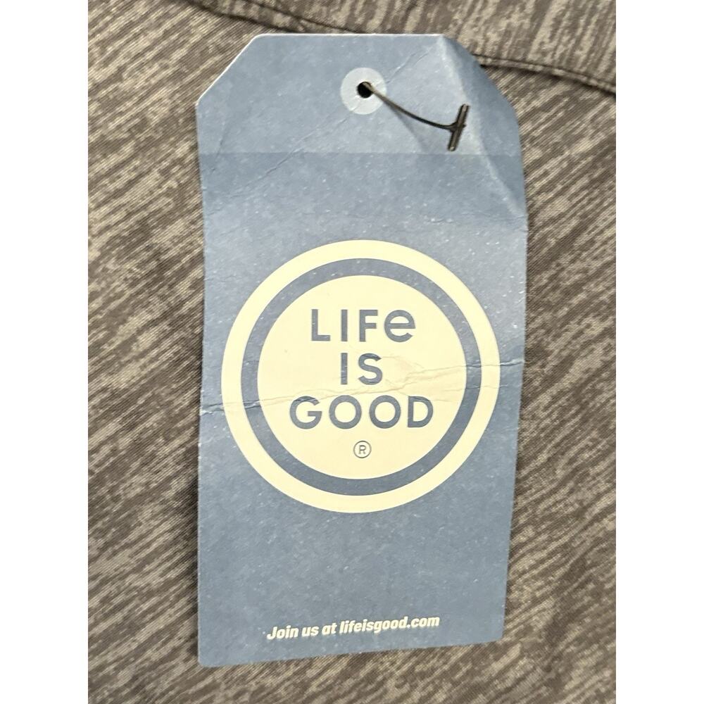 Life Is Good Women’s Pajama Short Set Gray Size Medium Ghost Dog Halloween - Picture 4 of 8